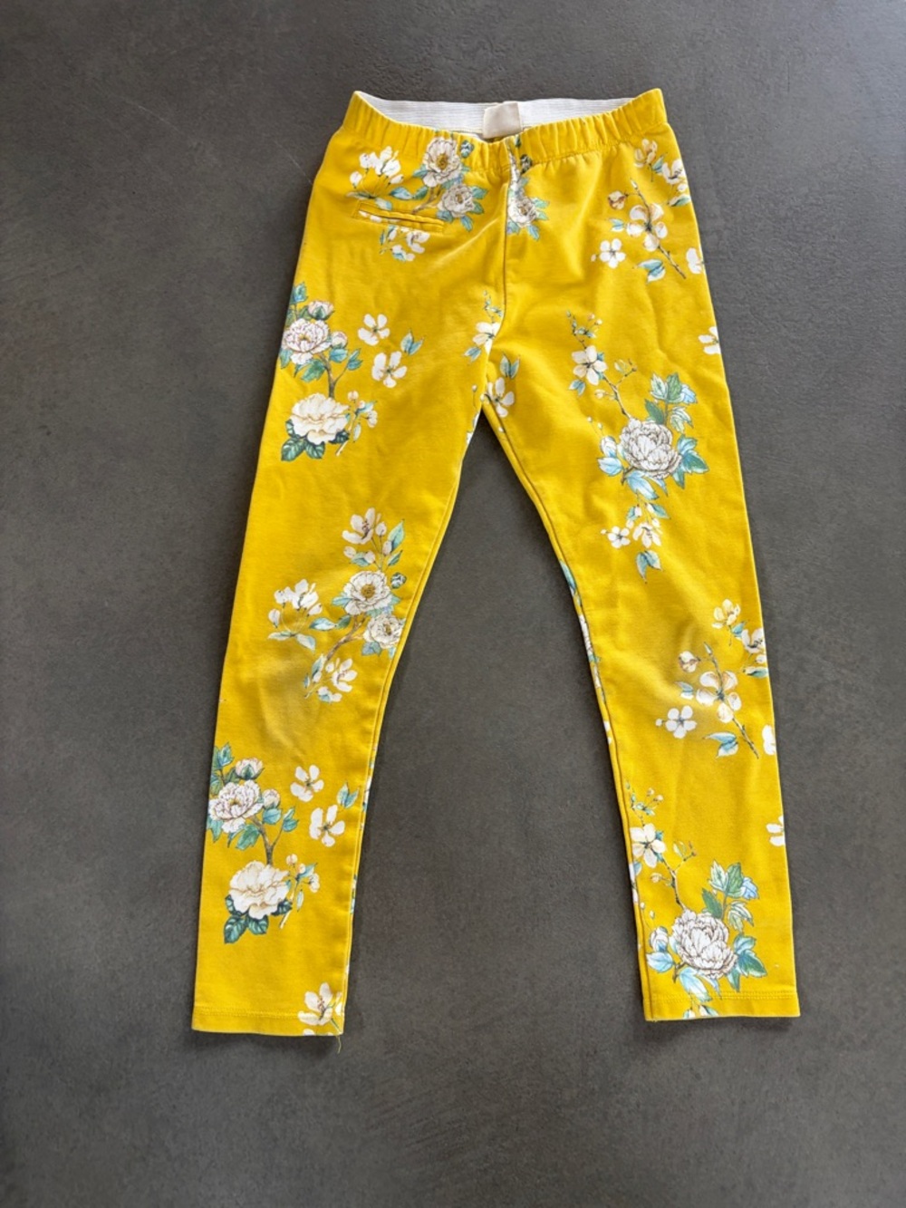 Zara Yellow Floral Leggings